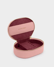 Load image into Gallery viewer, OVAL JEWELLERY BOX A LITTLE SPARKLE Rose Pink 9.5cm x 17cm x 6cm