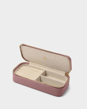 Load image into Gallery viewer, MEDIUM JEWELLERY BOX Deep Rose 16cm x 7.5cm x 4.7cm