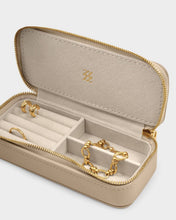 Load image into Gallery viewer, MEDIUM JEWELLERY BOX Light Taupe 16cm x 7.5cm x 4.7cm