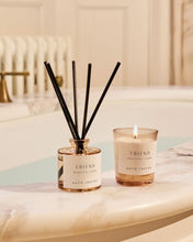 Load image into Gallery viewer, MINI VOTIVE AND MINI REED DIFFUSER GIFT SET BEAUTIFUL FRIEND English Pear and White Tea 12.7cm x 19.7cm x 6cm