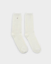 Load image into Gallery viewer, GIFT BOXED FLUFFY SOCKS STAR Off White One Size