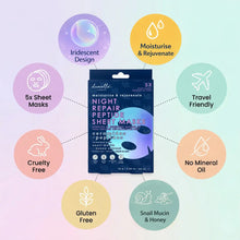 Load image into Gallery viewer, DC Night Repair Sheet Mask 5pcs