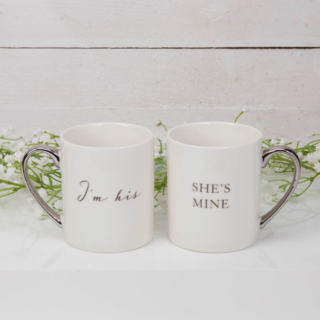 Amore Mug Gift Set Pair - I'm His She's Mine