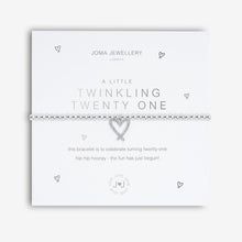 Load image into Gallery viewer, A LITTLE | TWINKING TWENTY ONE | Silver | Bracelet - Zebra Blush