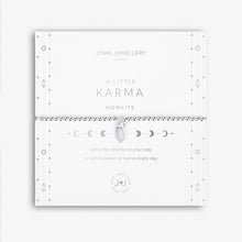 Load image into Gallery viewer, AFFIRMATION CRYSTAL A LITTLE KARMA BRACELET - Zebra Blush