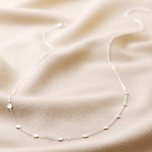 Load image into Gallery viewer, Long Starry Necklace in Silver