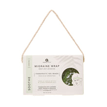 Load image into Gallery viewer, Essentials Gel Warming Migraine Band - Green - Zebra Blush