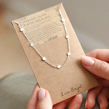 Load image into Gallery viewer, Long Starry Necklace in Silver