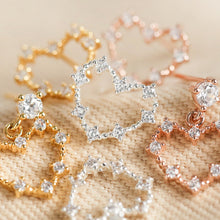 Load image into Gallery viewer, Mismatched Heart Crystal Earrings