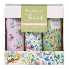 Load image into Gallery viewer, Flower Of Focus Hand Cream Trio (3 x 30ml)