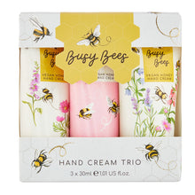 Load image into Gallery viewer, Busy Bees Hand Cream Trio (3x30ml Assorted Fragrances)