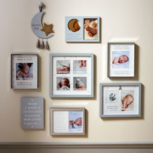 Load image into Gallery viewer, Bambino Metal Plated Moon & Back Photo Frame 5" x 5"