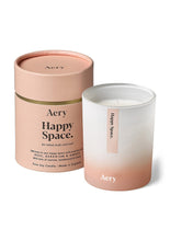 Load image into Gallery viewer, Happy Space Scented Candle - Rose Geranium and Amber - Zebra Blush
