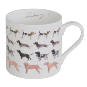 Mug - Standard - Woof! - Zebra Blush