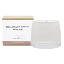 Load image into Gallery viewer, Peony and Petitgrain Soothe Therapy Candle - Zebra Blush
