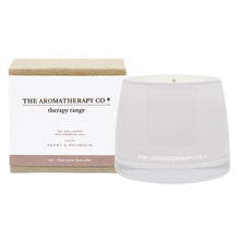 Load image into Gallery viewer, Peony and Petitgrain Soothe Therapy Candle - Zebra Blush