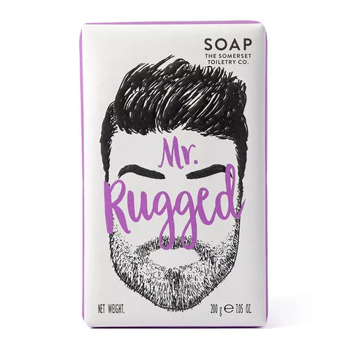 Mr Rugged Soap – Cedarwood and Lemongrass 200g - Zebra Blush