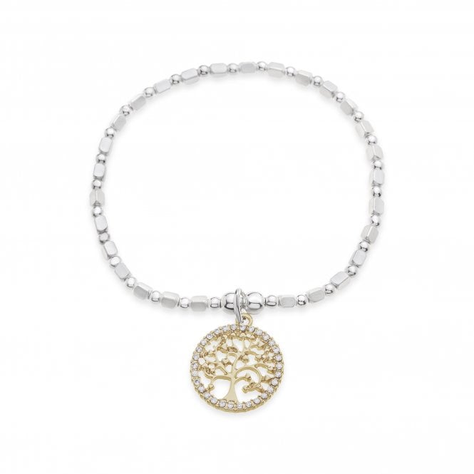 Tree of Life Silver and Rhodium Plated - B367