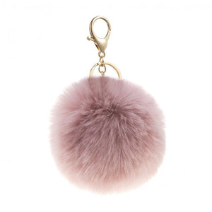 KEYRING POM PINK