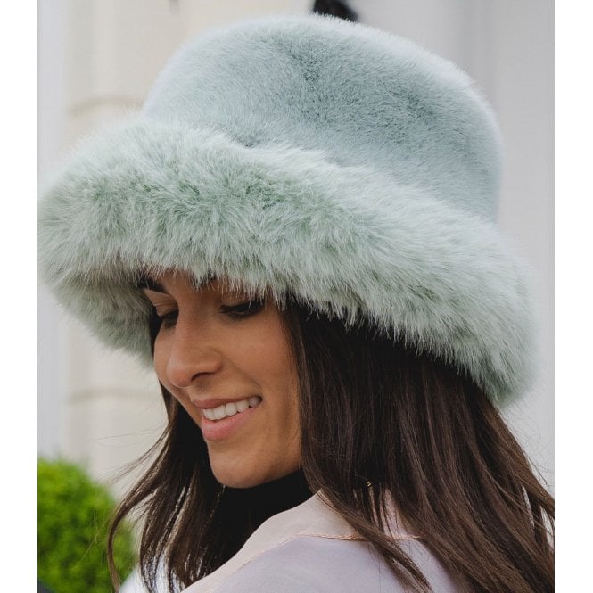 HAT 37 FROSTED FERN FAUX FUR HAT