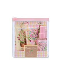 Load image into Gallery viewer, Sweet Pea-Refresh Essentials (Body Wash 50ml, Body Cream 50ml, Body Spray 50ml)
