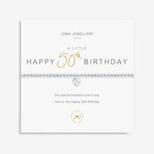 Load image into Gallery viewer, A LITTLE HAPPY 50TH BIRTHDAY -BRACELET
