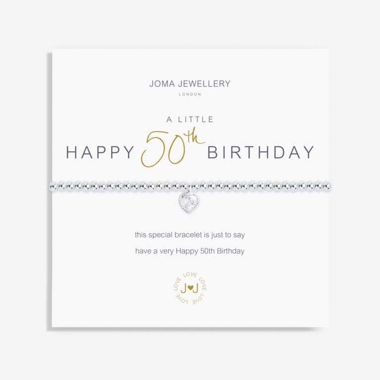 A LITTLE HAPPY 50TH BIRTHDAY -BRACELET