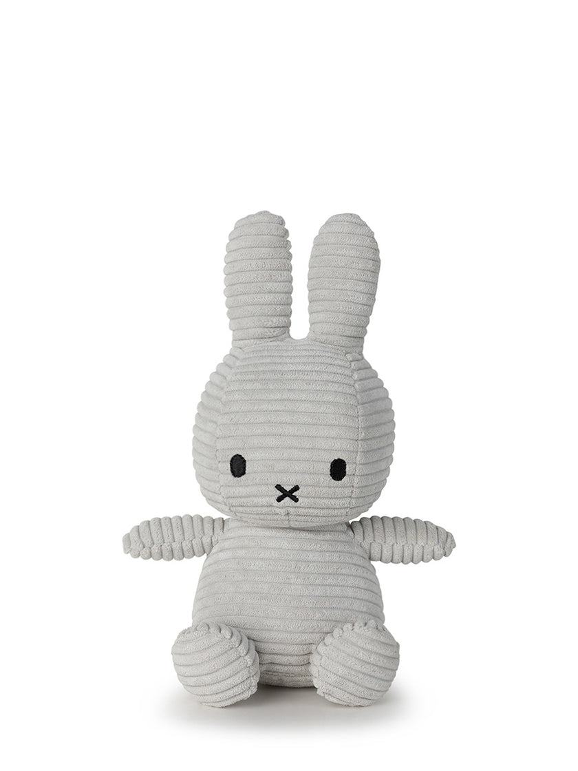 Miffy Corduroy ECO Soft Grey - 23 cm - 9
