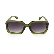 Load image into Gallery viewer, 30044-GREEN SQUARE RECYCLED POLYCARBONATE SUNGLASSES
