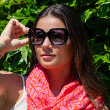 Load image into Gallery viewer, 30048-BLACK BOLD FRAME OVERSIZE RECYCLED POLYCARBONATE SUNGLASSES
