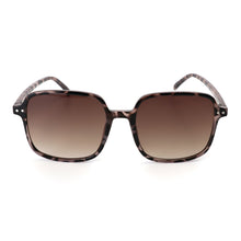 Load image into Gallery viewer, 30049-TORTOISESHELL SLIM FRAME SQUARE RECYCLED POLYCARBONATE SUNGLASSES
