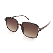 Load image into Gallery viewer, 30049-TORTOISESHELL SLIM FRAME SQUARE RECYCLED POLYCARBONATE SUNGLASSES
