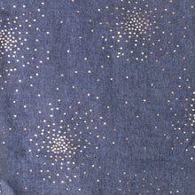 Load image into Gallery viewer, NAVY SPECKLE FOIL PRINT SCARF
