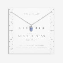 Load image into Gallery viewer, AFFIRMATION CRYSTAL A LITTLE MINDFULNESS NECKLACE
