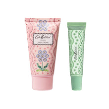 Load image into Gallery viewer, CK Woven Flowers  Mini Hand &amp; Lip Bag (Hand Cream 50ml, Lip Balm 10ml)
