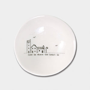 Med wobbly bowl-Home is where heart is