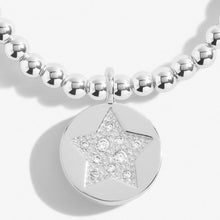 Load image into Gallery viewer, CHRISTMAS A LITTLE CHRISTMAS WISHES Silver and Gold Bracelet 17.5cm stretch
