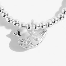 Load image into Gallery viewer, CHRISTMAS CRACKER CHRISTMAS ROBIN Silver Bracelet
