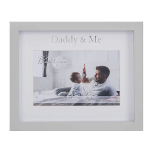 Bambino Daddy & Me Frame 6" x 4" in Lidded Gift Box