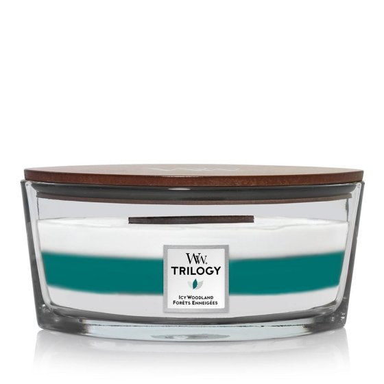 Icy Woodland Medium Ellipse Candle