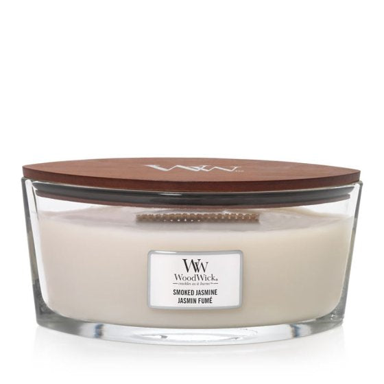 Smoked Jasmine Woodwick Ellipse Candle