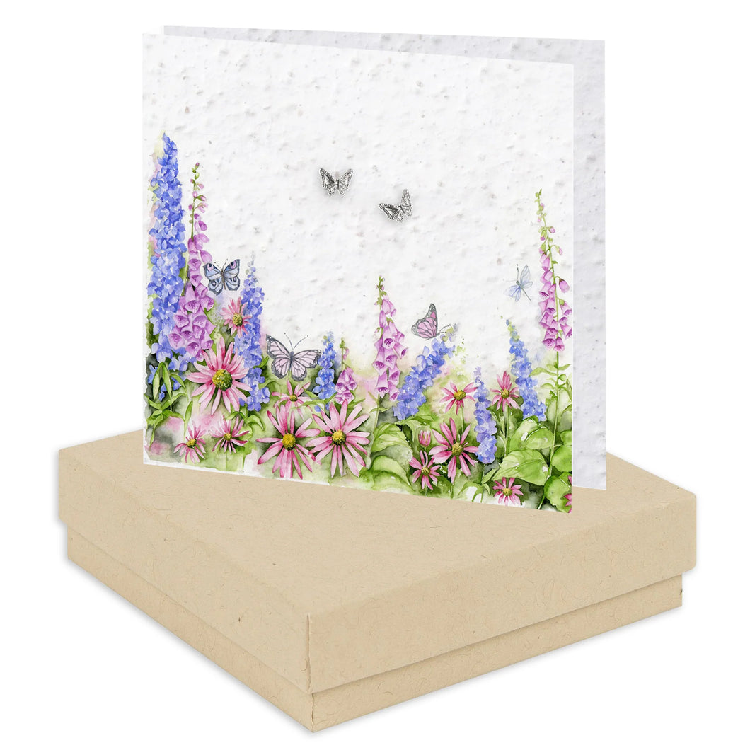 Boxed Meadow Plantable Seed Earring Card
