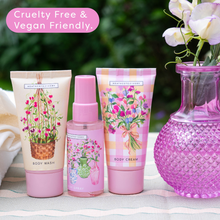 Load image into Gallery viewer, Sweet Pea-Refresh Essentials (Body Wash 50ml, Body Cream 50ml, Body Spray 50ml)
