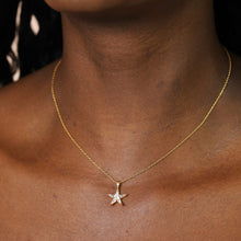 Load image into Gallery viewer, Crystal Star Pendant Necklace in Gold
