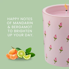 Load image into Gallery viewer, CK HOME FRAGRANCE Coming up Roses Glass candle 180g
