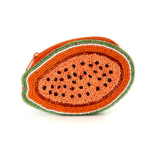 Load image into Gallery viewer, PAPAYA BEADED PURSE
