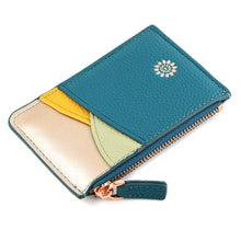 Load image into Gallery viewer, TEAL MIX CARD PURSE
