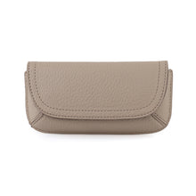 Load image into Gallery viewer, BEIGE VEGAN LEATHER GLASSES CASE

