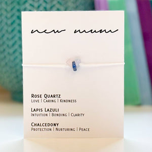 Adjustable Crystal Bracelet - New Mum