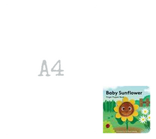 Load image into Gallery viewer, BABY SUNFLOWER FINGER PUPPET BOOK

